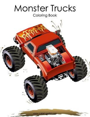 Book cover for Monster Trucks Coloring Book 1