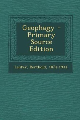 Cover of Geophagy - Primary Source Edition