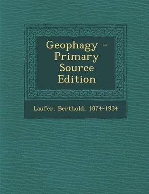 Book cover for Geophagy - Primary Source Edition