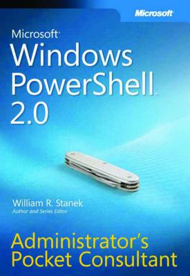 Book cover for Windows PowerShell 2.0 Administrator's Pocket Consultant
