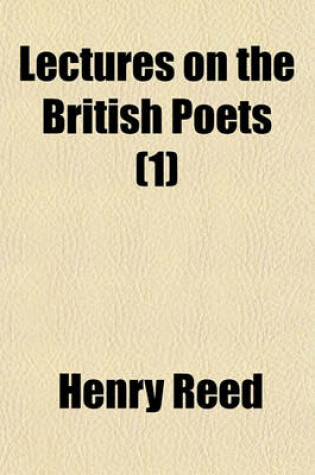 Cover of Lectures on the British Poets (Volume 1)
