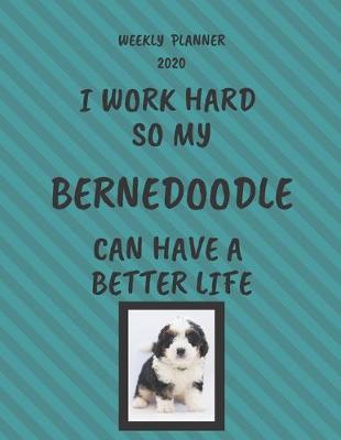 Book cover for Bernedoodle Weekly Planner 2020
