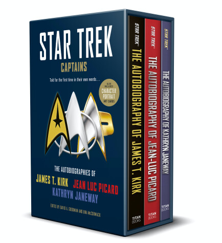 Book cover for Star Trek Captains - The Autobiographies