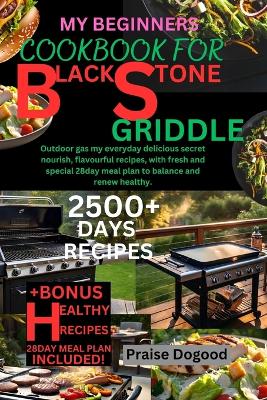 Book cover for My Beginners Cookbook for Blackstone Griddle