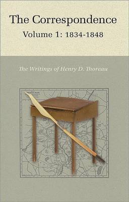 Book cover for Correspondence of Henry D. Thoreau: Volume 1: 1834 - 1848