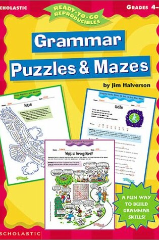 Cover of Grammar Puzzles & Mazes