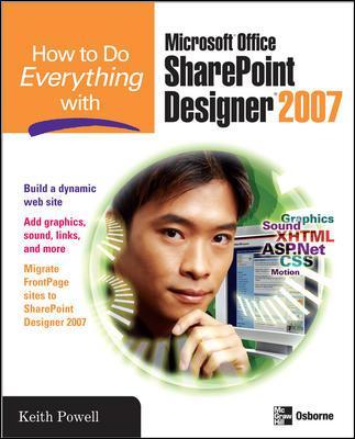 Cover of How to Do Everything with Microsoft Office SharePoint Designer 2007