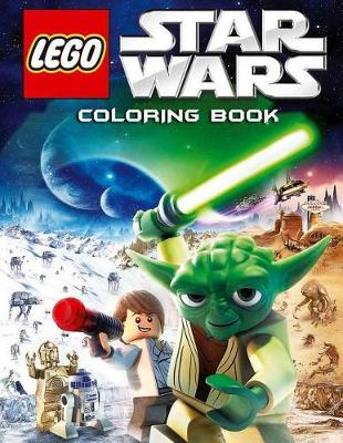 Book cover for Lego Star Wars Coloring Book