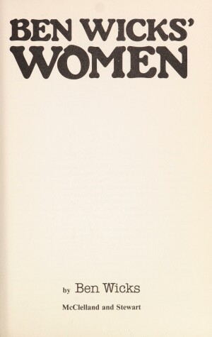 Book cover for Ben Wicks Women