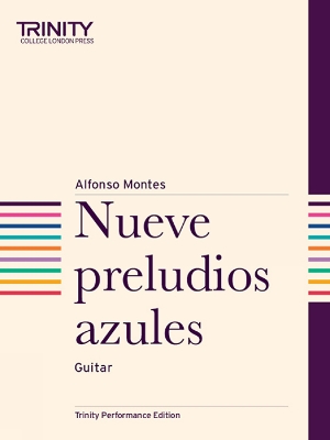 Book cover for Nueve Preludios Azules