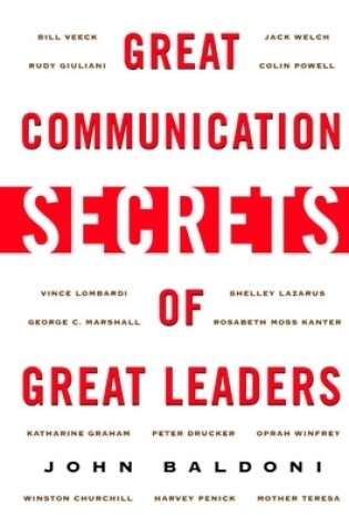 Cover of Great Communication Secrets of Great Leaders