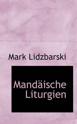 Cover of Mandaische Liturgien