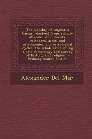 Cover of The Worship of Augustus Caesar