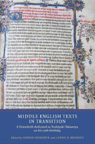 Cover of Middle English Texts in Transition