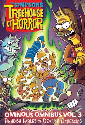 Book cover for The Simpsons Treehouse of Horror Ominous Omnibus Vol. 3