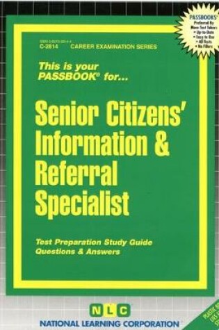 Cover of Senior Citizens' Information & Referral Specialist