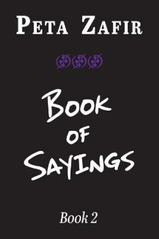 Cover of Book of Sayings Book 2