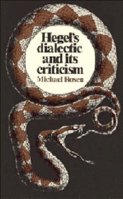 Book cover for Hegel's Dialectic and its Criticism