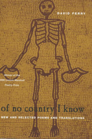 Cover of Of No Country I Know