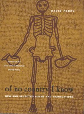 Cover of Of No Country I Know