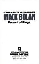 Book cover for Council Of Kings