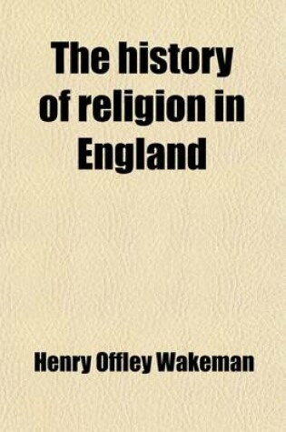 Cover of The History of Religion in England