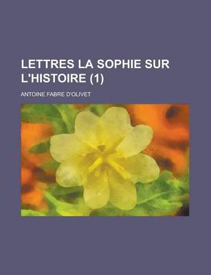 Book cover for Lettres La Sophie Sur L'Histoire (1)