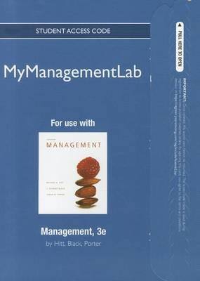 Book cover for NEW MyLab Management -- Access Card -- for Management