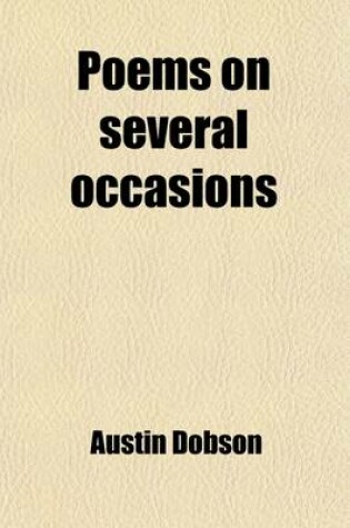 Cover of Poems on Several Occasions (Volume 2)