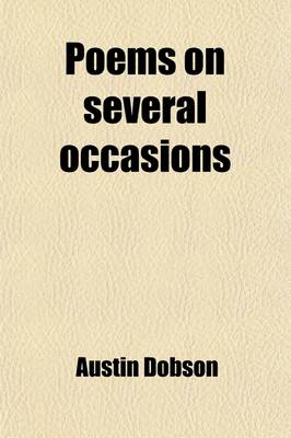 Book cover for Poems on Several Occasions (Volume 2)