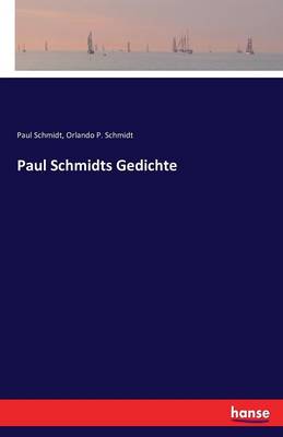 Book cover for Paul Schmidts Gedichte