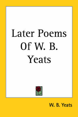 Book cover for Later Poems of W. B. Yeats