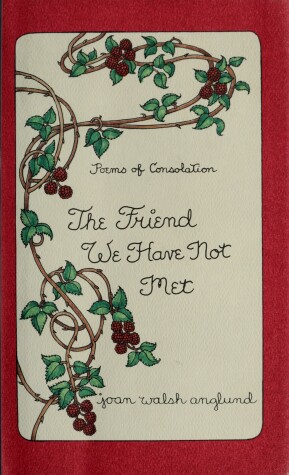 Book cover for Friend We Have Not Met #