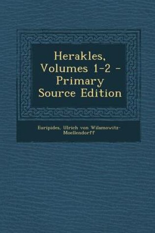 Cover of Herakles, Volumes 1-2