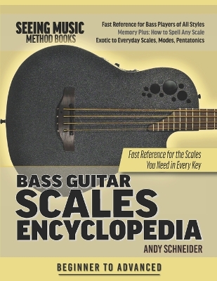 Book cover for Bass Guitar Scales Encyclopedia