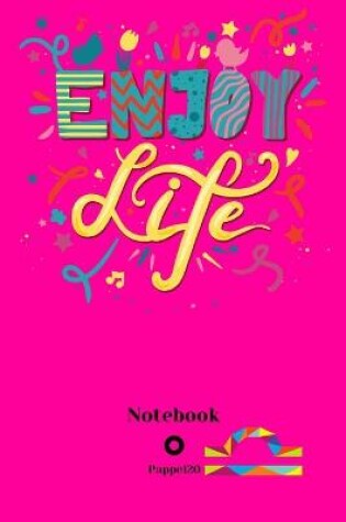 Cover of Dot Grid Notebook Libra Sign Cover color Hollywood Cerise 160 pages 6x9-Inches