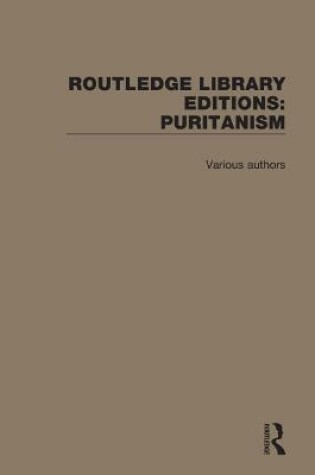 Cover of Routledge Library Editions: Puritanism