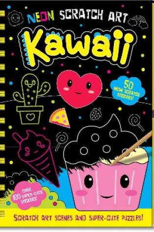 Cover of Neon Scratch Art Kawaii