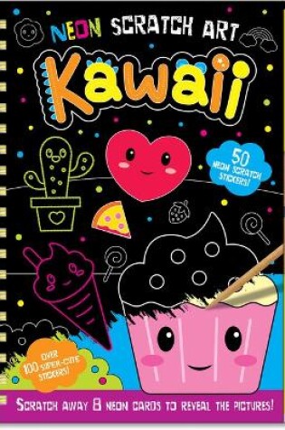 Cover of Neon Scratch Art Kawaii