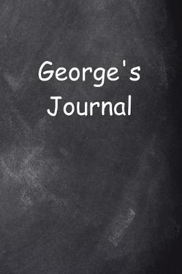 Book cover for George Personalized Name Journal Custom Name Gift Idea George