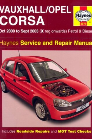 Cover of Vauxhall/Opel Corsa Petrol and Diesel Service and Repair Manual