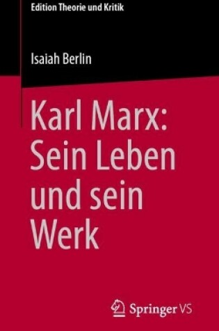 Cover of Karl Marx: Sein Leben und sein Werk