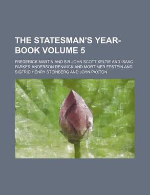 Book cover for The Statesman's Year-Book Volume 5