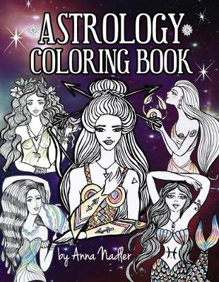 Book cover for Astrology Coloring Book