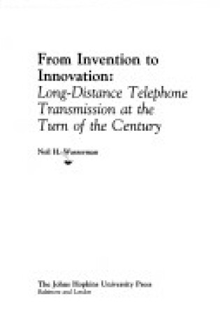 Cover of Invention to Innovation CB