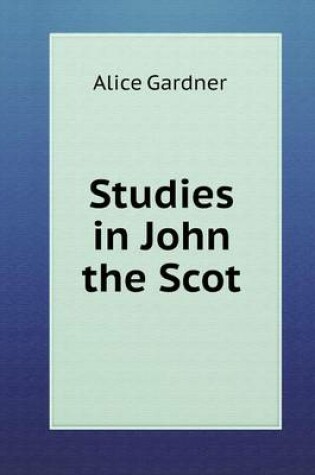 Cover of Studies in John the Scot