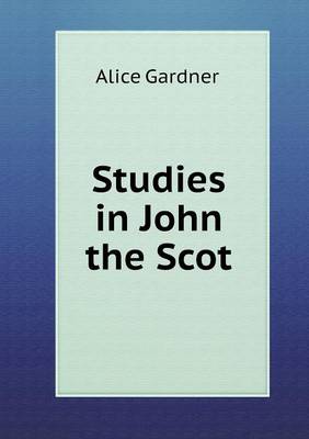 Book cover for Studies in John the Scot