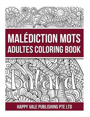 Book cover for Malas Palabras Adulto Libro De Colorear