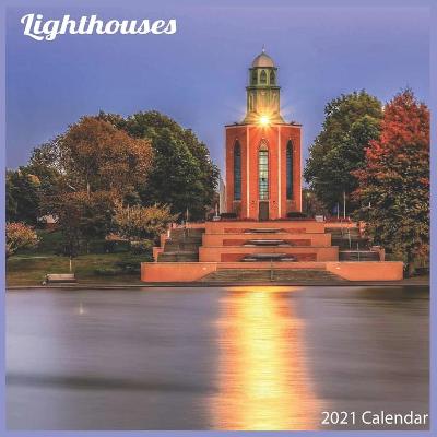 Book cover for Lighthouses 2021 Calendar