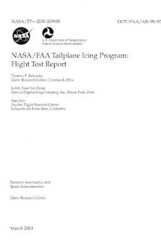 Cover of NASA/FAA Tailplane Icing Program